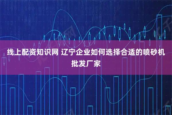 线上配资知识网 辽宁企业如何选择合适的喷砂机批发厂家